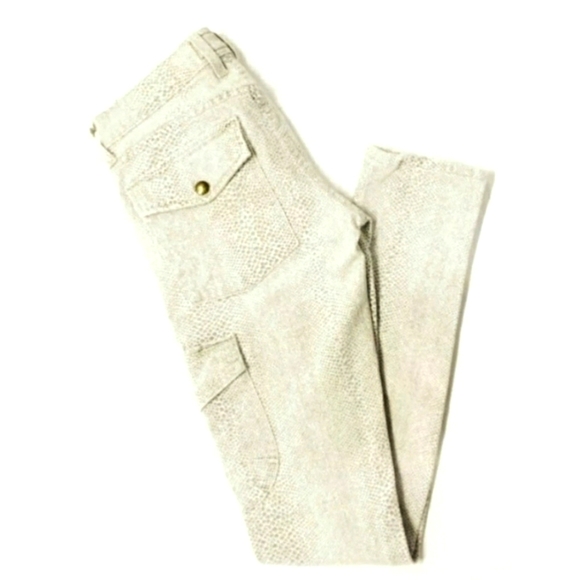 Current/Elliott python print cargo pocket skinny - Picture 1 of 6